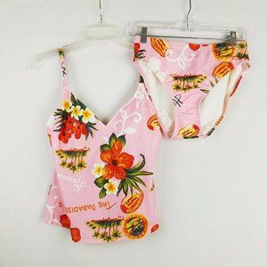 Vintage Gloria Vanderbilt Tankini High Waisted Set